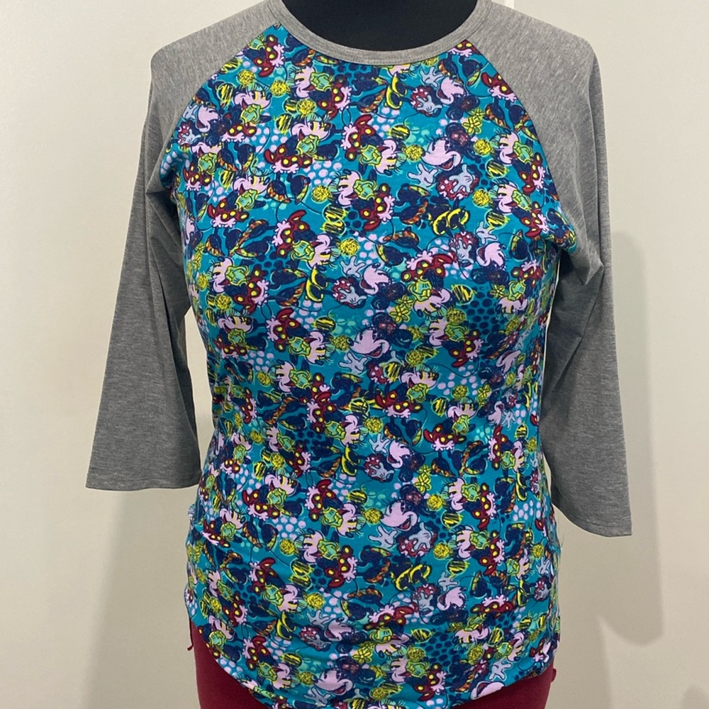 NWT Disney Mickey 3/4 Sleeve Randy Shirt by LuLaRoe | Size S